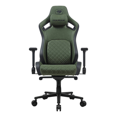 COUGAR DEFENSOR S ARMY GREEN F Silla para videojuegos universal Asiento acolchado Verde