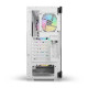 Savio Raptor White X1 ARGB Glass/Mesh White Computer Case Midi Tower Blanco