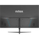 Nilox MONITOR 24 GAMING FHD 240HZ pantalla para PC 61 cm (24'') Full HD LCD Negro