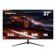 Nilox MONITOR 27 GAMING FHD 240HZ pantalla para PC 68,6 cm (27'') 1920 x 1080 Pixeles Full HD LCD Negro
