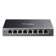 TP-Link Omada ES208GP switch Gestionado L2 Gigabit Ethernet (10/100/1000) Energía sobre Ethernet (PoE) DIN rail Negro