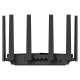 Cudy WR11000 router inalámbrico 2.5 Gigabit Ethernet Tribanda (2.4 GHz / 5 GHz / 6 GHz) Negro