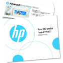 HP Papel fotográfico Advanced, brillante, 65 libras, 4 x 12 pulgadas (101 x 305 mm), 10 hojas