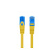 Lanberg PCF6A-10CC-0050-Y cable de red Amarillo 0,5 m Cat6a S/FTP (S-STP)