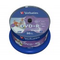 Verbatim DVD R Wide Inkjet Printable No ID Brand 43512
