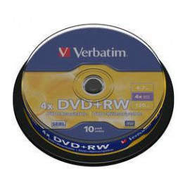 Verbatim DVD RW Matt Silver 43488
