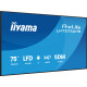 iiyama LH7575UHS-B2AG pantalla de señalización Pantalla plana para señalización digital
