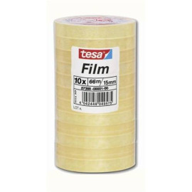 TESA 57388-00001-00 cinta adhesiva 66 m Transparente 10 pieza(s)