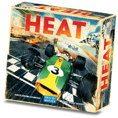DW9131 juego de tablero Heat Juego de mesa Carrera