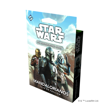 Caja star wars: deckbuilding game mandalorianos