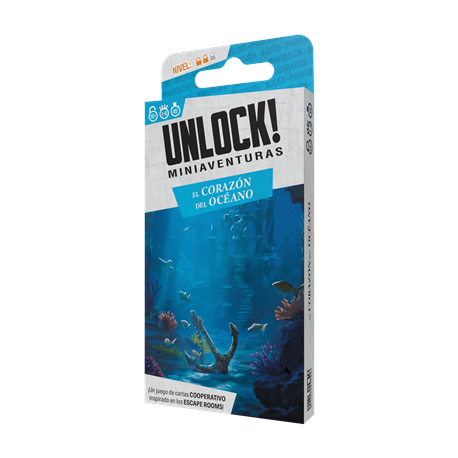 Juego de mesa unlock mini el corazón del océano