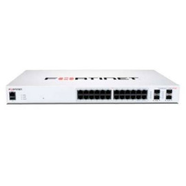Fortinet FS-124F-POE switch Gigabit Ethernet (10/100/1000) Energía sobre Ethernet (PoE) 1U Blanco