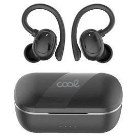 COOL AURICULARES STEREO BLUETOOTH EARBUDS INALÁMBRICOS FIT SPORT NEGRO