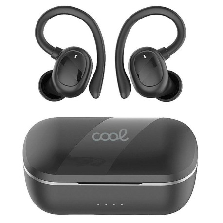 COOL AURICULARES STEREO BLUETOOTH EARBUDS INALÁMBRICOS FIT SPORT NEGRO