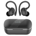 COOL AURICULARES STEREO BLUETOOTH EARBUDS INALÁMBRICOS FIT SPORT NEGRO