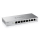 Zyxel GS1200-8HPV3 Gestionado L2 Gigabit Ethernet (10/100/1000) Energía sobre Ethernet (PoE) Escritorio Gris