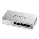 Zyxel GS1200-5HPV3 Gestionado L2 Gigabit Ethernet (10/100/1000) Energía sobre Ethernet (PoE) Escritorio Gris