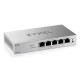 Zyxel GS1200-5HPV3 Gestionado L2 Gigabit Ethernet (10/100/1000) Energía sobre Ethernet (PoE) Escritorio Gris