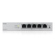 Zyxel GS1200-5HPV3 Gestionado L2 Gigabit Ethernet (10/100/1000) Energía sobre Ethernet (PoE) Escritorio Gris