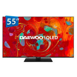 Tv daewoo 55 pulgadas qled 4k uhd - 55dm75qv - smart tv
