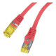Lanberg PCF6A-10CU-0025-R cable de red Rojo 0,25 m Cat6a S/FTP (S-STP)