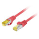 Lanberg PCF6A-10CU-0025-R cable de red Rojo 0,25 m Cat6a S/FTP (S-STP)