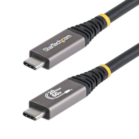 StarTech.com Cable USB4 3m - Cable USB-C Certificado USB-IF - 20Gbps - PD 240W EPR