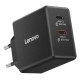Lenovo 40AW065BEU adaptador e inversor de corriente Interior / exterior 65 W Negro