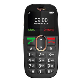 Gigaset GL695 5,87 cm (2.31'') 113 g Negro Teléfono para personas mayores