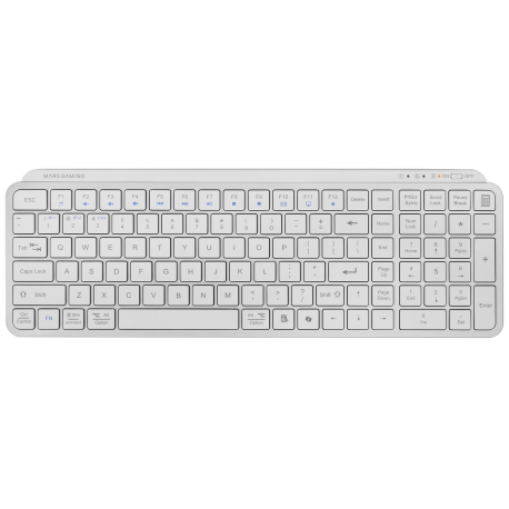TECLADO MECANICO MK-SILENKEYS BLANCO MARS GAMING