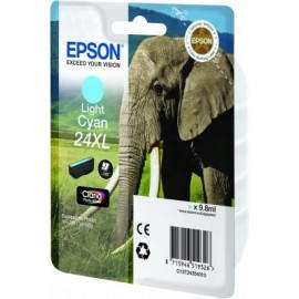 Epson Cartucho 24XL cian claro (etiqueta RF) C13T24354020