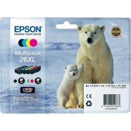 Epson Multipack Epson 26XL 4 colores (etiqueta RF) C13T26364020