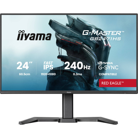 iiyama GB2471HS-B1 pantalla para PC 60,5 cm (23.8'') 1920 x 1080 Pixeles Negro