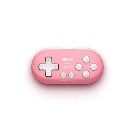 8Bitdo Zero 2 Rosa Bluetooth Gamepad Digital Android, MAC, Nintendo Switch, Nintendo Switch Lite, PC