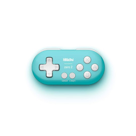 8Bitdo Zero 2 Turquesa Bluetooth Gamepad Digital Android, MAC, Nintendo Switch, Nintendo Switch Lite, PC