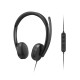 Lenovo VoIP Headset 5000 Auriculares Alámbrico Diadema Oficina/Centro de llamadas USB Tipo C Negro