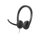 Lenovo VoIP Headset 5000 Auriculares Alámbrico Diadema Oficina/Centro de llamadas USB Tipo C Negro