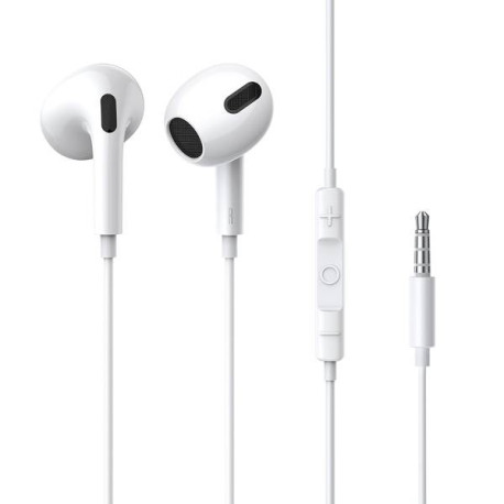 Baseus H17 Auriculares Alámbrico Dentro de oído Llamadas/Música Blanco