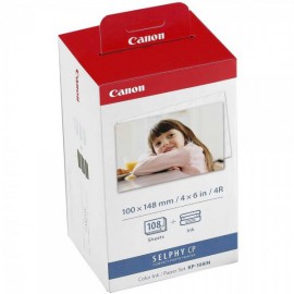 Canon Papel Foto 10X15 Selphy Series 108 Hojas