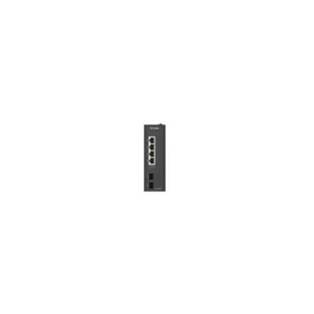D-Link DIS-100G-06 switch No administrado L2 Gigabit Ethernet (10/100/1000) DIN rail Negro