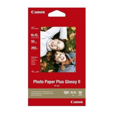 Canon Papel Foto Brillo 10X15CM PP-201