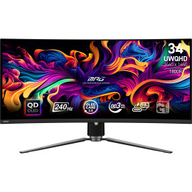 MSI MPG 341CQPX QD-OLED pantalla para PC 86,4 cm (34'') 3440 x 1440 Pixeles UltraWide Quad HD Negro