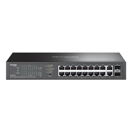 OMADA ES220GP switch Gestionado Gigabit Ethernet (10/100/1000) Energía sobre Ethernet (PoE) Negro