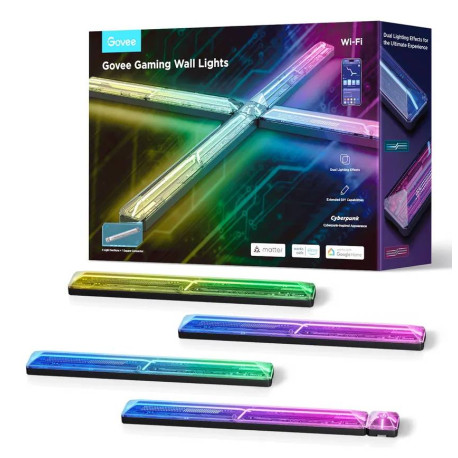 Govee H6063 Luz de pared inteligente Wi-Fi/Bluetooth 72 W