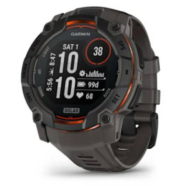 Garmin Instinct 3 Solar 3,3 cm (1.3'') MIP 50 mm Digital 176 x 176 Pixeles Pantalla táctil Negro GPS (satélite)