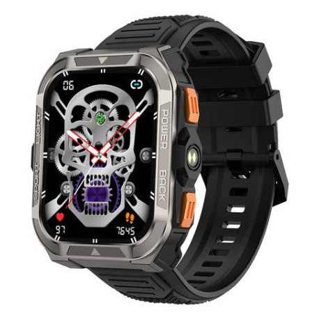 Blackview W80 Pro 4,85 cm (1.91'') TFT Digital 280 x 320 Pixeles Pantalla táctil Negro, Plata GPS (satélite)