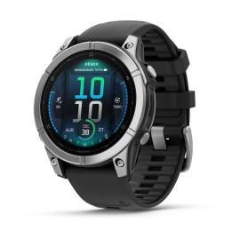 Garmin Fenix E 3,3 cm (1.3'') AMOLED 47 mm Digital 454 x 454 Pixeles Pantalla táctil Acero inoxidable Wifi GPS (satélite)