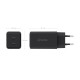 AISENS Cargador GaN 65W, 2xUSB-C PD3.0 QC4.0, Negro