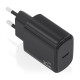 AISENS Cargador GaN 30W, 1xUSB-C PD3.0, Negro