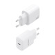 AISENS Cargador GaN 30W, 1xUSB-C PD3.0, Blanco